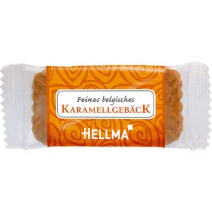 HELLMA Gebäck Karamell, Karton, 300 x 1 Stück (1.800 g), Sie erhalten 300 x 1 Stück von Hellma