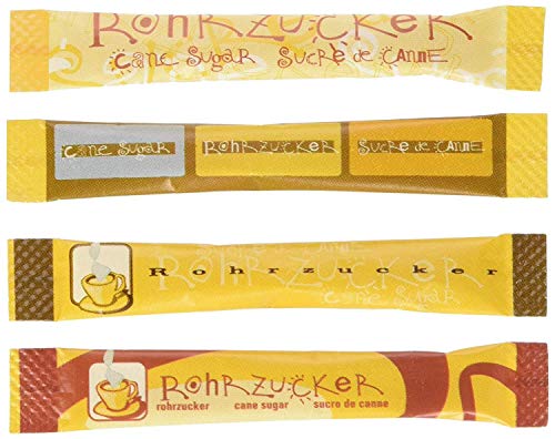 HELLMA Rohrzucker-Sticks/60000084, 4 g, Inh. 500 von Hellma