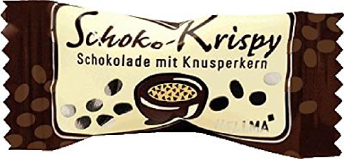 HELLMA Schoko Krispy - Vollmilchschokolade m. Knusperkern/70000162, Inh. 400 von Hellma