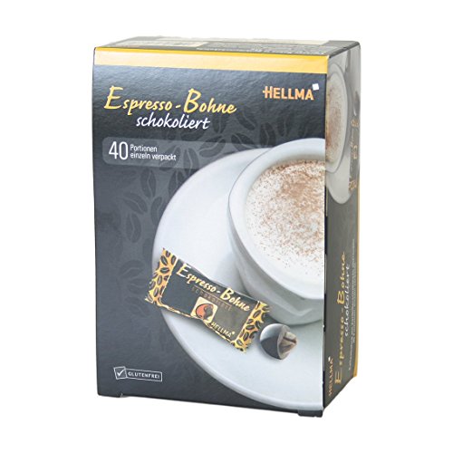 Hellma Espresso-Bohne schokoliert 40 Portionen 1er Pack von Hellma