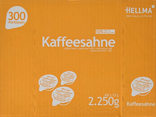 Hellma Kaffeesahne 10 Prozent, 1er Pack (1 x 2.25 kg) von Hellma