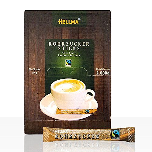 Hellma Rohrzucker FAIRTRADE - Sticks 500 Portionen à 4 g; Packungsinhalt: 500 Portionen Hellma Rohrzucker FAIRTRADE - Sticks 500 Portionen à 4 g; Packungsinhalt: 500 Portionen von Hellma