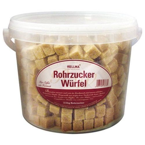 Hellma Rohrzucker-Würfel Eimer 2 kg von Hellma
