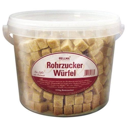 Hellma Rohrzucker-Würfel Eimer 2 x 2 kg von Hellma