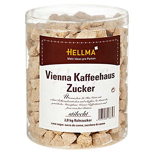 Hellma Vienna Kaffeehaus Würfelzucker 6 x 2 kg von Hellma