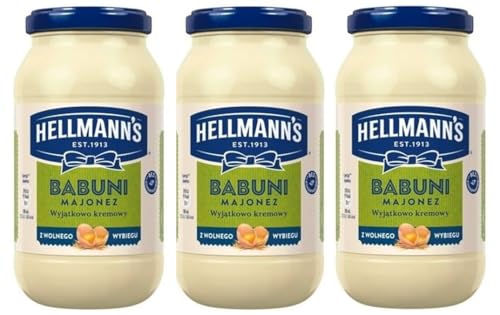 3 Gläser Hellmanns Orginal Oma´s Mayonnaise 340ml / Majonez Babuni 3 Gläser Hellmanns Orginal Oma´s Mayonnaise 340ml / Majonez Babuni von Hellmann's
