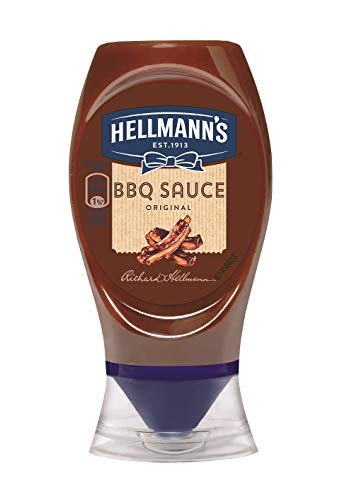 Hellmann's BBQ Sauce Original Grillsauce (mit typisch süßlich-rauchigem Geschmack Klassische amerikanisches), 8er Pack (8 x 250 ml) von Hellmann's