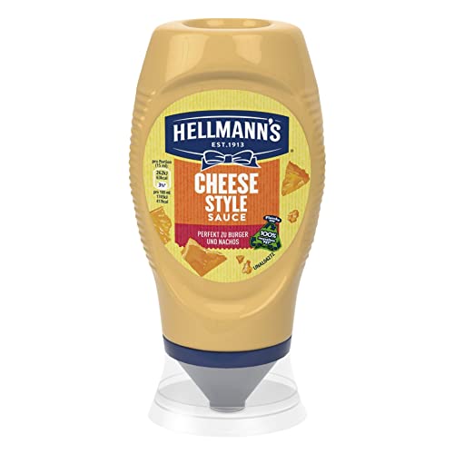 Hellmann's Cheese Style Sauce leckere Grillsauce perfekt zu Burger und Nachos 250 ml 8 Stück Hellmann's Cheese Style Sauce leckere Grillsauce perfekt zu Burger und Nachos 250 ml 8 Stück von Hellmann's