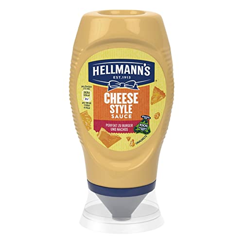 Hellmann's Cheese Style Sauce leckere Grillsauce perfekt zu Burger und Nachos 8x 250ml von Hellmann's