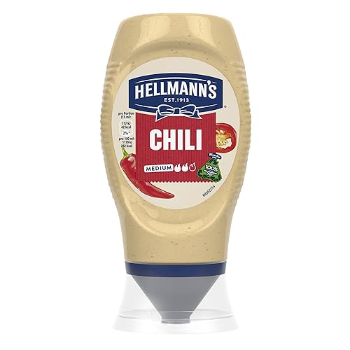 Hellmann's Sauce mit Chili scharfe Sauce ideal zum Dippen und Verfeinern 8x 250 ml von Hellmann's