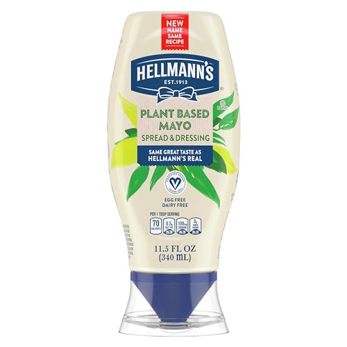 Hellmann's Vegan Dressing and Spread Vegan 1 Ct for a Rich, Creamy Plant-Based Alternative to Mayo Same Great Taste, Plant Based, Free From Eggs 11.5 oz von Hellmann's