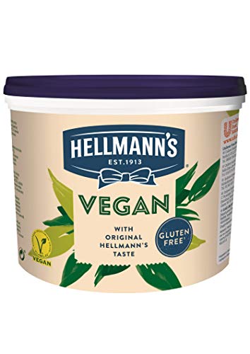 Hellmann's Vegane Mayo Alternative zu Mayonnaise, Mayo ohne Ei, 1er Pack (1 x 2.5 kg) von Hellmann's