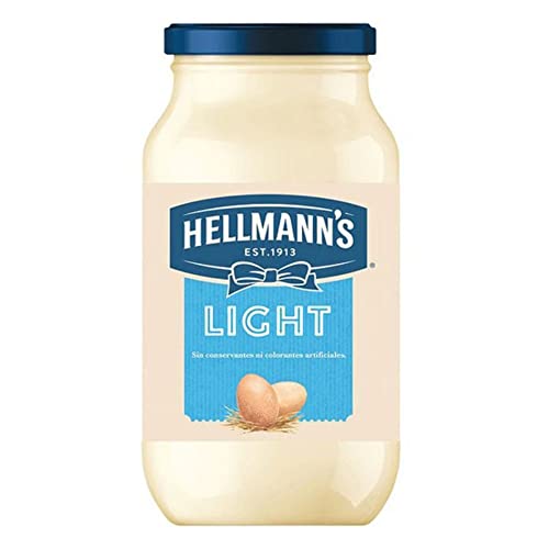 HELLMANNS - Mayonnaise Light - Verleihen Sie Ihren Salaten einen einzigartigen Geschmack - Flasche 430 ml von Hellmann's