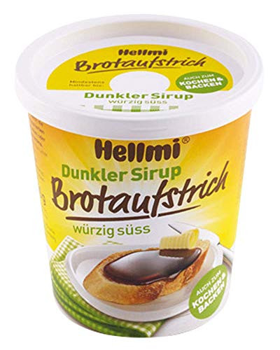 Hellmi dunkler Sirup Brotaufstrich würzig süss 450g von Hellmi