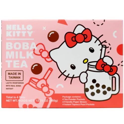 Hello Kitty Boba Milk Tea Powder 4 Sets 360g Hello Kitty Boba Milk Tea Powder 4 Sets 360g von Hello Kitty