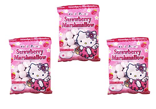 Hello Kitty Strawberry Marshmallow 90g, 3 Pack von Hello Kitty