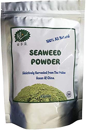 Algenpulver, Meeresalgenmehl, Geschmacksverstärker, Premium-Qualität, 200 g (3 Beutel) von Hello Seaweed