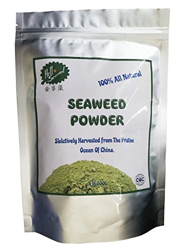 Grünes Seetang-Pulver für Küchengeschmack, 200 g (6 Stück) von Hello Seaweed