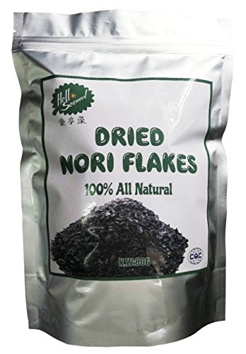 Laver Flakes Nori für Lebensmittelzusatz, 80 g, 7 Stück von Hello Seaweed
