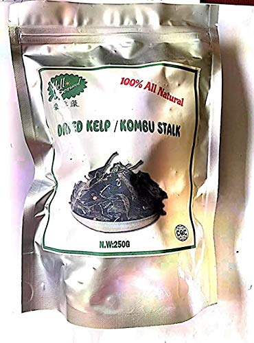 getrockneter Seetangstiel | Dried Kelp/Kombu Stalk (7 bag(1750g)) von Hello Seaweed