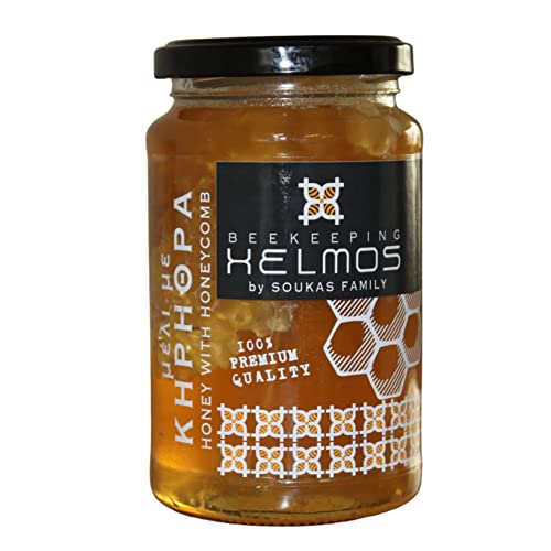 Helmos Griechischer Honig mit Bienenwabe, 350 g von HELMOS