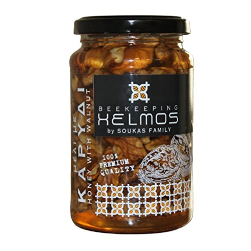 Helmos Griechischer Honig mit Walnüssen, 370 g Helmos Griechischer Honig mit Walnüssen, 370 g von Helmos