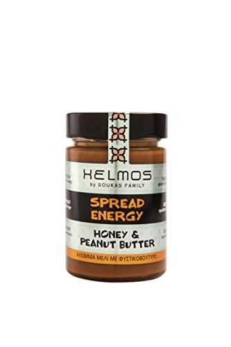 Helmos Griechischer Honig und Erdnussbutter Energie-Aufstrich 420g von Helmos