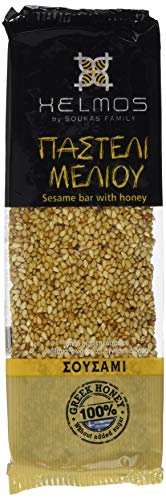 Helmos Griechischer Sesamriegel - Pasteli mit griechischem Honig, 5er Pack x 75 g (Ingesamt: 375 g) von Helmos