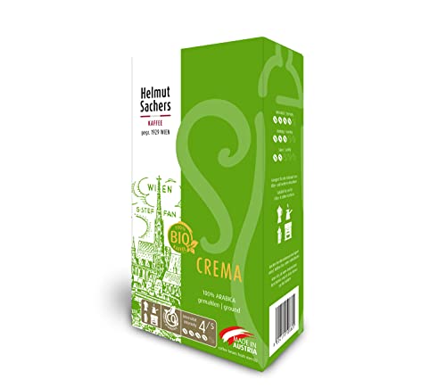 Helmut Sachers Kaffee - BIO Crema, Intensität 4/5, 100% Arabica, gemahlen, 500g Helmut Sachers Kaffee - BIO Crema, Intensität 4/5, 100% Arabica, gemahlen, 500g von Helmut Sachers Kaffee