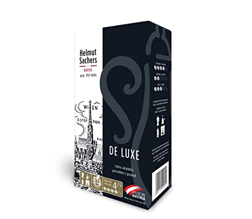 Helmut Sachers Kaffee - De Luxe, Intensität 4/5, 100% Arabica, gemahlen, 500g Helmut Sachers Kaffee - De Luxe, Intensität 4/5, 100% Arabica, gemahlen, 500g von Helmut Sachers Kaffee