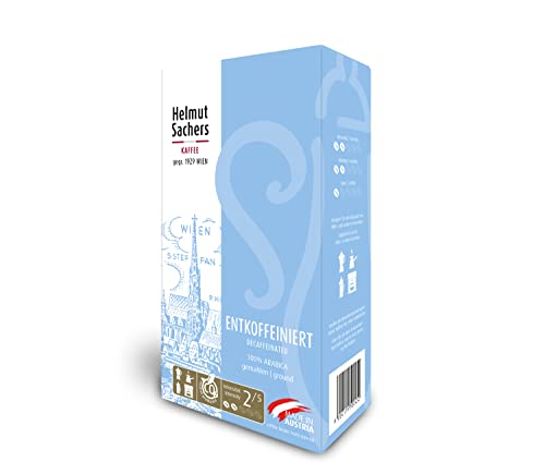 Helmut Sachers Kaffee - Entkoffeiniert, Intensität 2/5, 100% Arabica, gemahlen, 500g von Helmut Sachers Kaffee