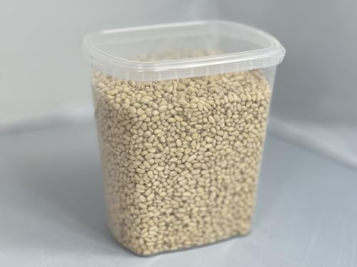 Helwig Premium Pinienkerne, unbehandelt und naturbelassen, 1,5 kg Dose von Helwig