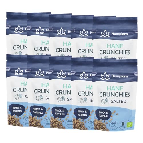 Hanf Crunchies (Gesalzen (10 x 50 g)) von Hempions