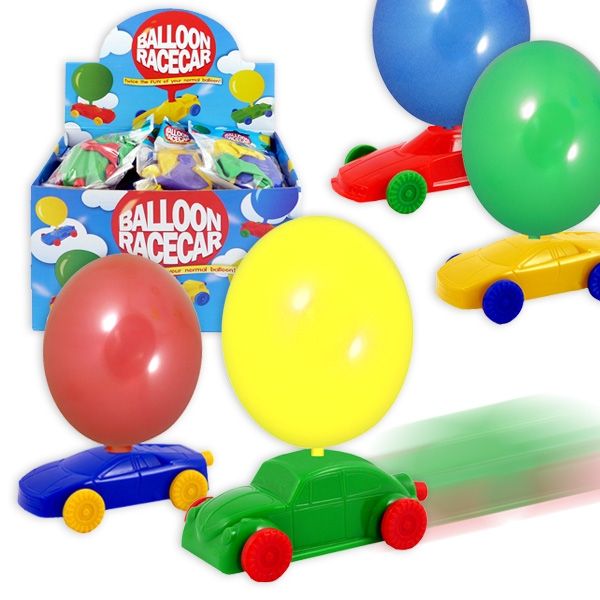 Großpack Ballon-Autos mit je 2 Ballons, 24er Pack von Henbrandt Ltd