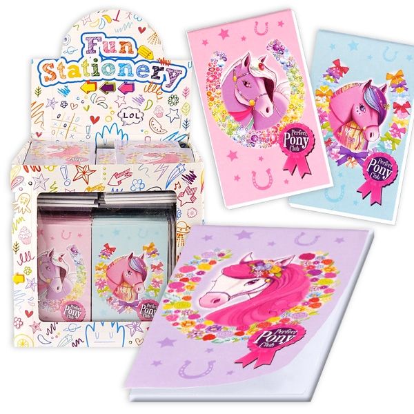 Pony Notizblöcke, Großpackung, 9,5 × 5,5 cm, 168 Stück für Mädchen-Party von Henbrandt Ltd