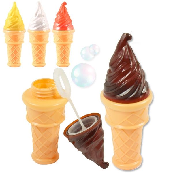 Seifenblasen "Eistüte" 1 Stk, 59ml, cooles Mitgebsel fürs Sommerfest von Henbrandt Ltd