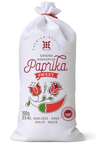 Paprika edelsüß gemahlen ungarisch (100g) Original Delikatess Paprikapulver von Hencher