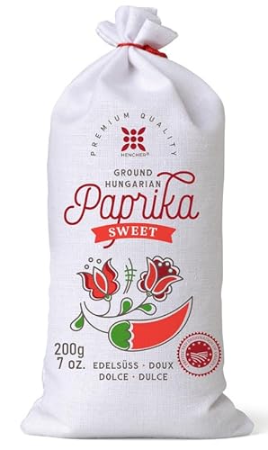Paprika edelsüß gemahlen ungarisch (200g) Original Delikatess Paprikapulver von Hencher