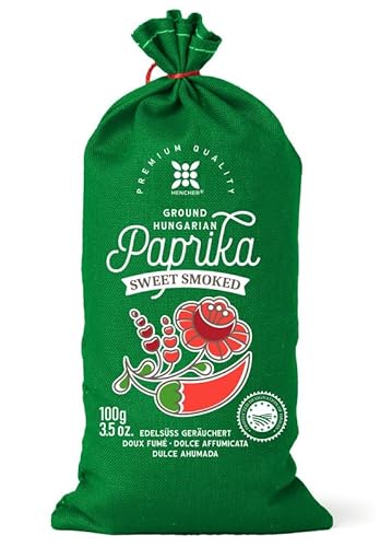 Paprika edelsüß & geräuchert gemahlen ungarisch (100g) Original Delikatess Paprikapulver von Hencher