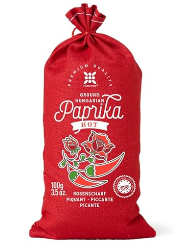 Paprika rosenscharf gemahlen ungarisch (100g) Original Delikatess Paprikapulver von Hencher