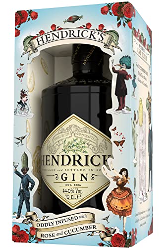 Hendrick's Gin, Tremendous Tipples Geschenk-Set mit Cocktail-Rezepten, 70cl- Exklusiv bei Amazon von Hendrick's