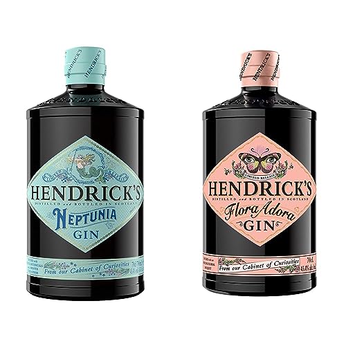 Hendrick’s Neptunia Gin – Limited Release, Small Batch Gin, 70cl & Flora Adora Gin - Limited Release, 70cl von Hendrick's