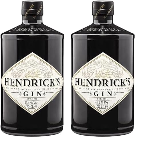 Hendrick's Original Gin, 70cl – ein köstliches Gin-Geschenk (Packung mit 2) von Hendrick's