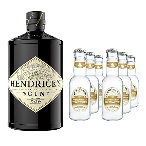 Hendricks Gin (1 x 0.7 l) mit Fentimans Tonic Water (6 x 0.2 l) von Hendrick's