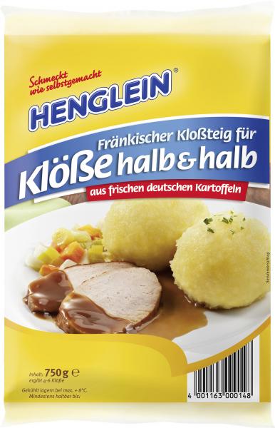 Henglein Fränkischer Kloßteig für Klöße halb & halb von Henglein