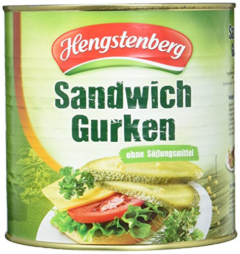 Hengstenberg Hengstenberg .sandwichgurken 2650ml, 1er Pack (1 x 2.65 l) von Hengstenberg