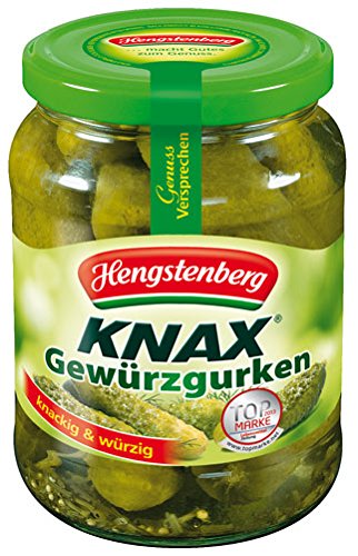 Hengstenberg Knax Gewürzgurken, knackig & würzig - 670gr - 4x von Hengstenberg