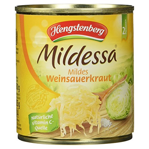 Hengstenberg Mildessa Mildes Weinsauerkraut, 285 g Hengstenberg Mildessa Mildes Weinsauerkraut, 285 g von Hengstenberg