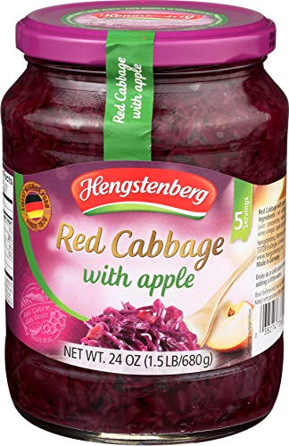 Hengstenberg Red Cabbage with Apple - 1 Jar (24 oz) by Hengstenberg von Hengstenberg