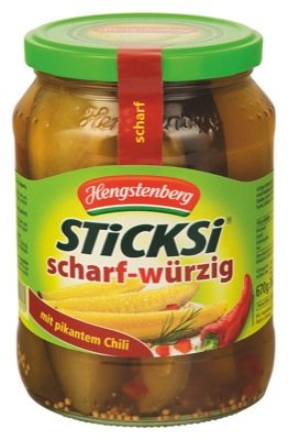 Hengstenberg Sticksi Gurken Teuf.720ml 6 x 720 ml von Hengstenberg